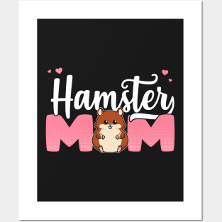 Cute Hamster Mom Gift design Posters and Art